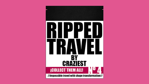 RIPPED TRAVEL (Blue Gimmicks and Online Instructions) by Craziest