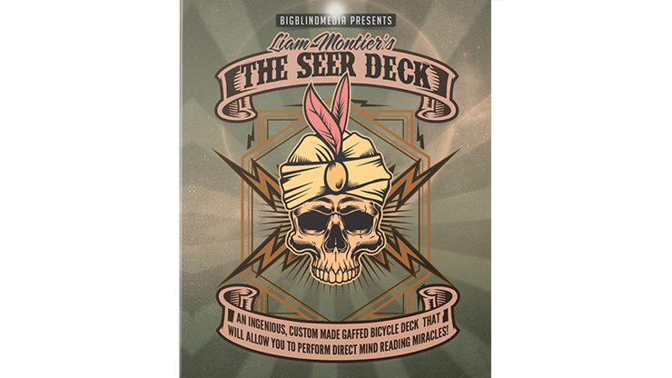 Liam Montier's THE SEER DECK Gimmick and Online Instructions (Blue)