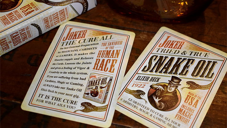 Snake Oil Elixir Playing Cards