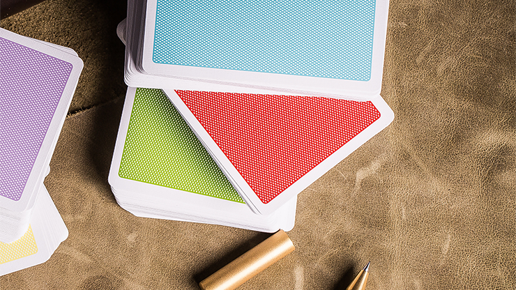 Steel Playing Cards (Red) by Bocopo