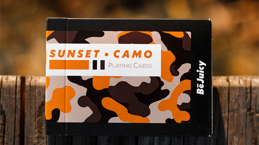 Sunset Camo Playing Cards by Riffle Shuffle