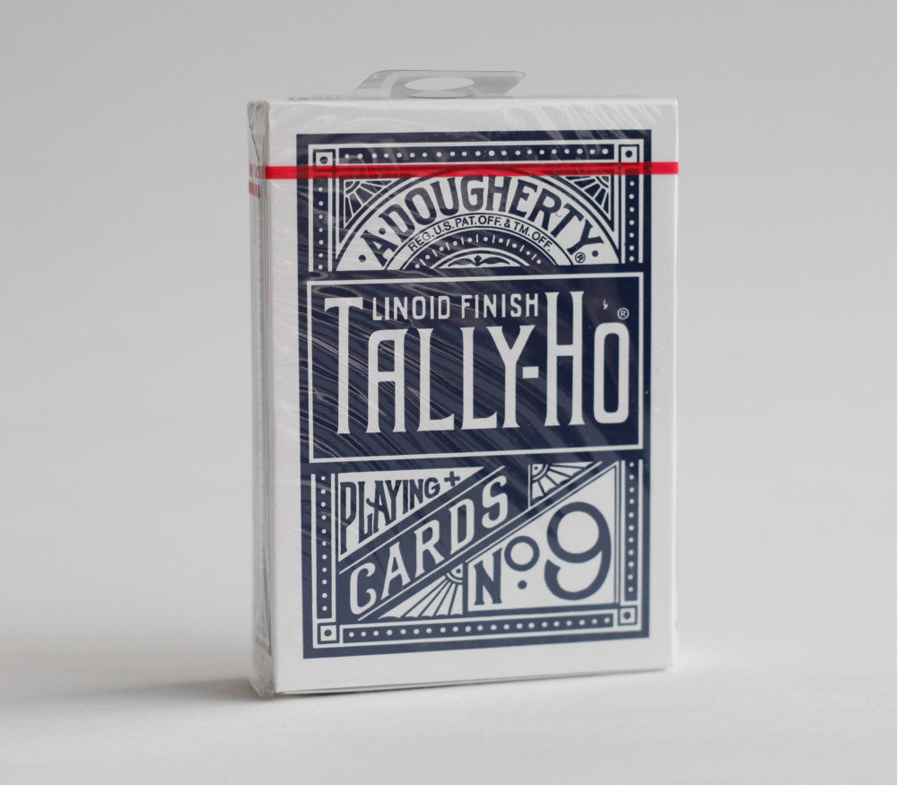 Tally-Ho Fan Back Playing Cards (Blue)