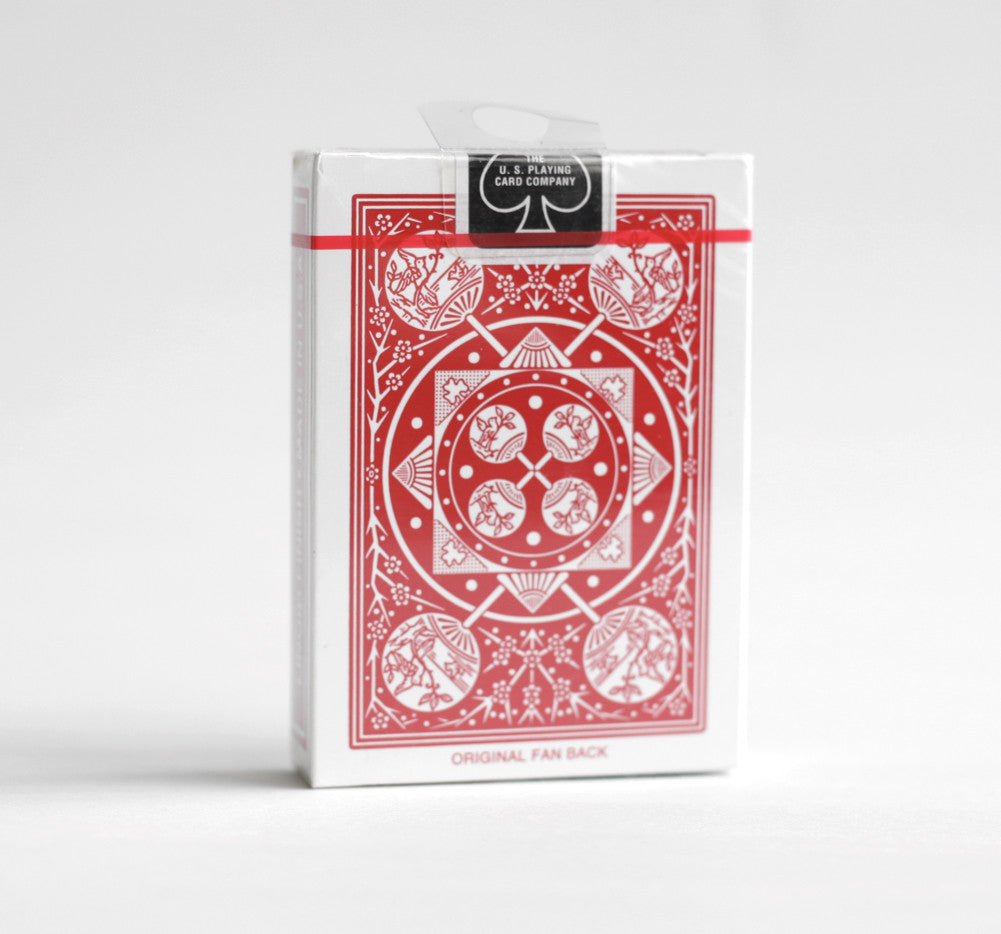 Tally-Ho Fan Back Playing Cards (Red)
