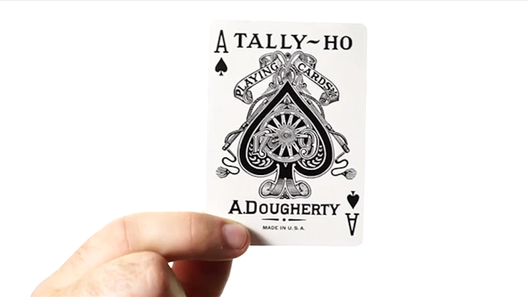 Tally-Ho Fan Back Playing Cards (White)