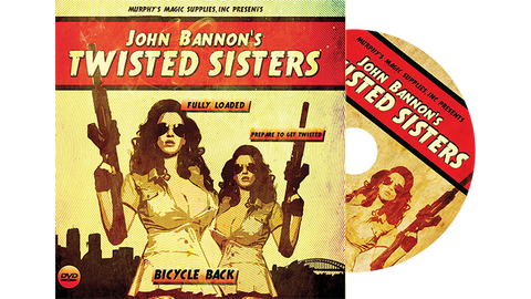 Twisted Sisters 2.0 (Gimmicks and Online Instructions) Mandolin Card by John Bannon