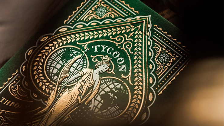 Limited Edition Green Tycoon Playing Cards by theory11