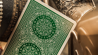 Limited Edition Green Tycoon Playing Cards by theory11