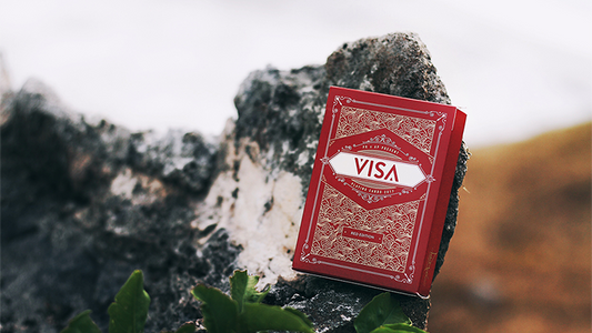 Visa Playing Cards (Red) by Patrick Kun and Alex Pandrea