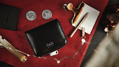 Zipper Playing Card Case (Leather) by TCC